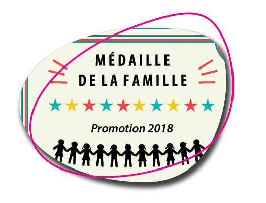 Médaille de la Famille – Promotion 2018